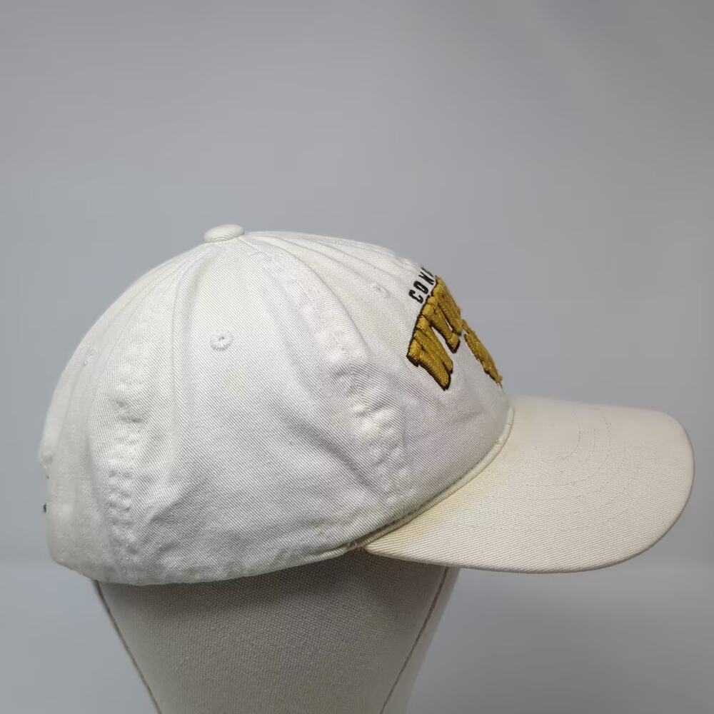 Zephyr Wyoming Cowboys NCAA Hat White Gold Slideback Adjustable Cap OSFM - Picture 5 of 9